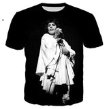 3D print Queen Band Freddie Mercury Rock men's T shirt Cool T-shirt Cool Tee shirt/Streetwear Men Clothes 2019 Oversized 5XL TOP