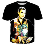 3D print Queen Band Freddie Mercury Rock men's T shirt Cool T-shirt Cool Tee shirt/Streetwear Men Clothes 2019 Oversized 5XL TOP