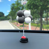 Car Interior Decoration Cartoon Anime Luffy Yukino Set Action Figure Model Balloon Ornaments Auto Product Accessories Toys Gifts