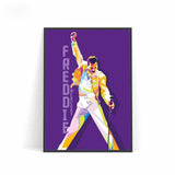 Bohemian Rhapsody Movie poster Painting Freddie Mercury Art Canvas Poster picture Home Wall Decor