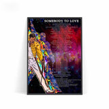 Bohemian Rhapsody Movie poster Painting Freddie Mercury Art Canvas Poster picture Home Wall Decor