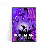Bohemian Rhapsody Movie poster Painting Freddie Mercury Art Canvas Poster picture Home Wall Decor
