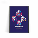 Bohemian Rhapsody Movie poster Painting Freddie Mercury Art Canvas Poster picture Home Wall Decor