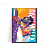 Bohemian Rhapsody Movie poster Painting Freddie Mercury Art Canvas Poster picture Home Wall Decor