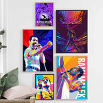 Bohemian Rhapsody Movie poster Painting Freddie Mercury Art Canvas Poster picture Home Wall Decor