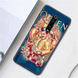 Cover for Redmi Note 9 9S 9 9A 9C 8T 8 7S 7 6 Pro 8 7 6 8A 7A 6A K20 K30 Pro Phone Shockproof Case Freddie Mercury Queen Band