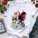 Freddie Mercury Fashion T Shirt Men The Queen Band Punk Rock T-Shirt Funny Cartoon Tshirt Casual Hip Hop Casual Top Tees Male