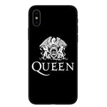 KACKYFUL Phone Case For Coque iPhone X XR XS Max 8 8Plus 7 7Plus 6 6S Plus 5S SE Freddie Mercury Queen band Soft Silicone Cover