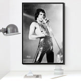 Posters and Prints Freddie Mercury Queen Musician Rock Band Legendary Pop Star Poster Wall Art Canvas Painting Room Home Decor