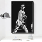 Posters and Prints Freddie Mercury Queen Musician Rock Band Legendary Pop Star Poster Wall Art Canvas Painting Room Home Decor