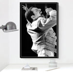 Posters and Prints Freddie Mercury Queen Musician Rock Band Legendary Pop Star Poster Wall Art Canvas Painting Room Home Decor