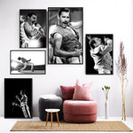 Posters and Prints Freddie Mercury Queen Musician Rock Band Legendary Pop Star Poster Wall Art Canvas Painting Room Home Decor