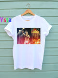 Queen Band Freddie Mercury fashion t shirt women oil painting print gothic Top Tees sunglasses men Colorful Graphic Rock Tops