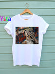 Queen Band Freddie Mercury fashion t shirt women oil painting print gothic Top Tees sunglasses men Colorful Graphic Rock Tops