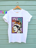 Queen Band Freddie Mercury fashion t shirt women oil painting print gothic Top Tees sunglasses men Colorful Graphic Rock Tops