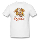 Queen Band Rock T Shirt LOGO Funny T-Shirt Men Short Sleeve Cotton Tee Shirt Casual Summer Men's T Shirts Oversized Tee Shirt