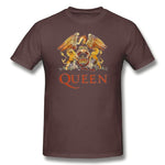 Queen Band Rock T Shirt LOGO Funny T-Shirt Men Short Sleeve Cotton Tee Shirt Casual Summer Men's T Shirts Oversized Tee Shirt