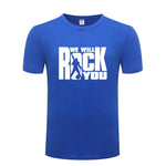 We Will Rock You Queen Rock Band Mens Men T Shirt Tshirt 2020 New Short Sleeve O Neck Cotton Casual T-shirt Top Tee