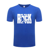 We Will Rock You Queen Rock Band Mens Men T Shirt Tshirt 2020 New Short Sleeve O Neck Cotton Casual T-shirt Top Tee