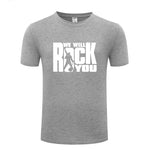 We Will Rock You Queen Rock Band Mens Men T Shirt Tshirt 2020 New Short Sleeve O Neck Cotton Casual T-shirt Top Tee