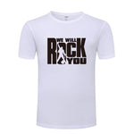 We Will Rock You Queen Rock Band Mens Men T Shirt Tshirt 2020 New Short Sleeve O Neck Cotton Casual T-shirt Top Tee