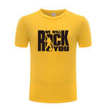 We Will Rock You Queen Rock Band Mens Men T Shirt Tshirt 2020 New Short Sleeve O Neck Cotton Casual T-shirt Top Tee