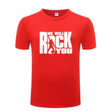 We Will Rock You Queen Rock Band Mens Men T Shirt Tshirt 2020 New Short Sleeve O Neck Cotton Casual T-shirt Top Tee