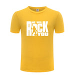 We Will Rock You Queen Rock Band Mens Men T Shirt Tshirt 2020 New Short Sleeve O Neck Cotton Casual T-shirt Top Tee