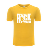 We Will Rock You Queen Rock Band Mens Men T Shirt Tshirt 2020 New Short Sleeve O Neck Cotton Casual T-shirt Top Tee