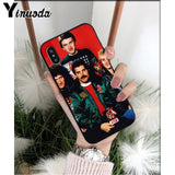 Yinuoda Freddie Mercury Queen Band TPU Soft Silicone Phone Case Cover for iPhone X XS MAX 6 6S 7 7plus 8 8Plus 5 5S XR