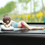 Car Decoration Products Cartoon Anime Luffy Sexy Empress Figurines Balloon Ornaments Model Auto Interior Accessories Toys Gifts